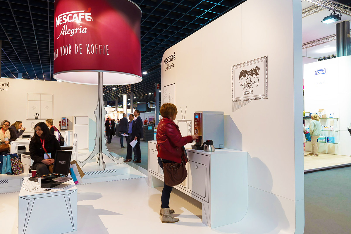 NESCAFE展會(huì)展臺(tái)